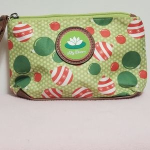 Lily Bloom Christmas Wristlet